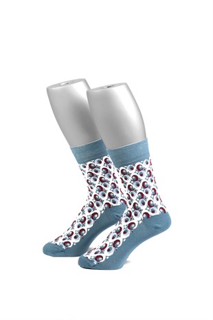 Bubble Desenli Çorap