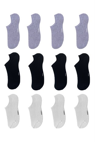 Kadın Siyah Bambu Görünmez (sneaker) Spor Ayakkabı Çorabı
